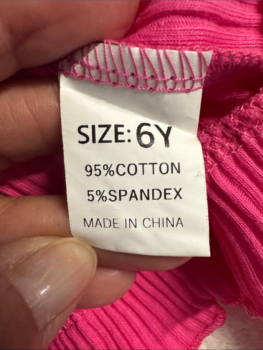 Girls' Fuchsia Ruffle Ribbed Cardigan - Picture 4 of 4